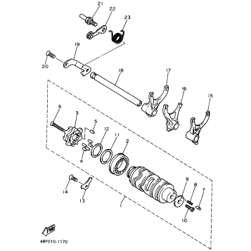 SHIFT CAM SHIFT FORK