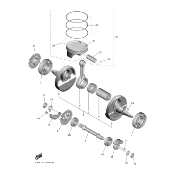 CRANKSHAFT PISTON