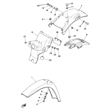 FRONT FENDER - REAR FENDER