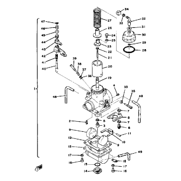 CARBURETOR YZ125D
