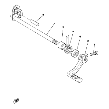 SHIFT SHAFT - PEDAL