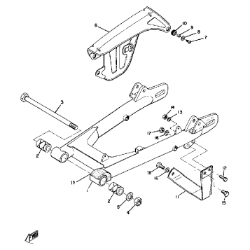 REAR ARM & CHAIN CASE