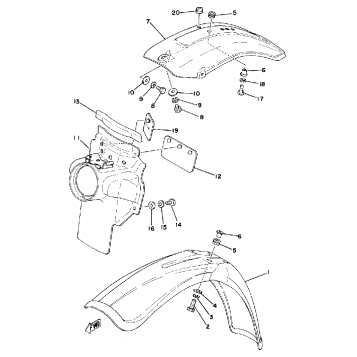 FRONT FENDER-REAR FENDER