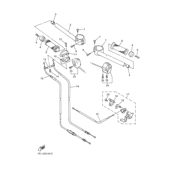 STEERING HANDLE CABLE