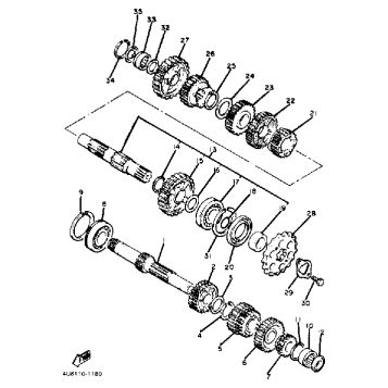 TRANSMISSION XJ550H J K