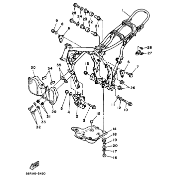 FRAME (CALIFORNIA MODEL ONLY)