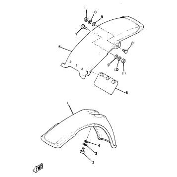 FRONT FENDER - REAR FENDER