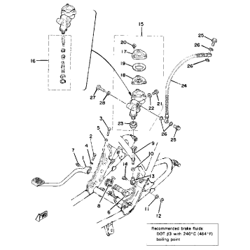 BRAKE PEDAL - MASTER CYLINDER