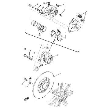 FRONT DISC BRAKE CALIPER