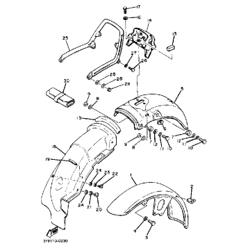 FRONT FENDER REAR FENDER