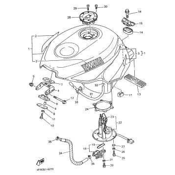 FUEL TANK NON CALIFORNIA