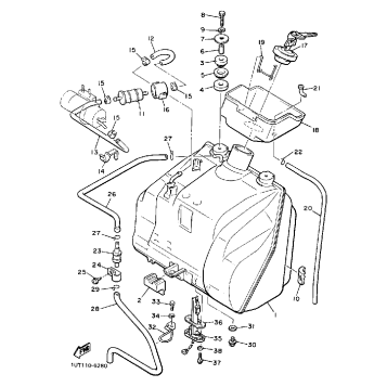 FUEL TANK CALIFORNIA MODEL ONLY