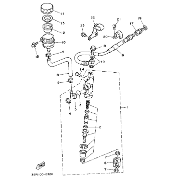REAR MASTER CYLINDER