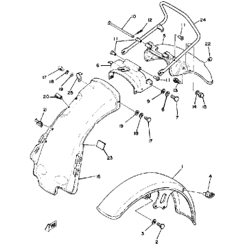 FRONT FENDER REAR FENDER