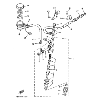 REAR MASTER CYLINDER