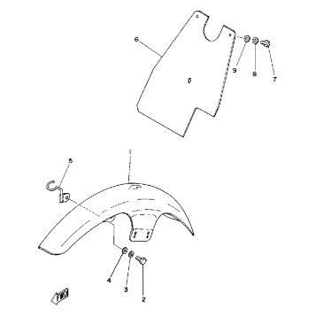FRONT FENDER - REAR FENDER
