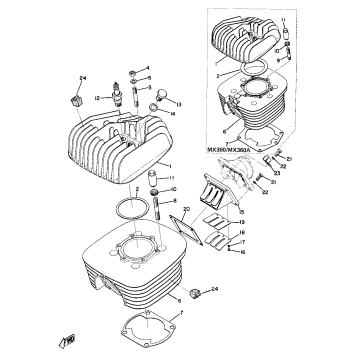CYLINDER - REED VALVE
