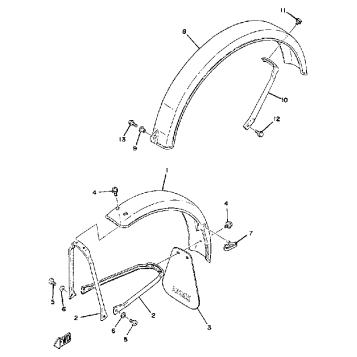 FRONT FENDER-REAR FENDER