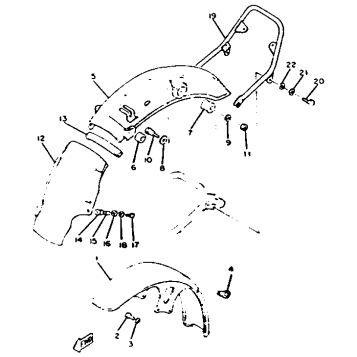 FRONT FENDER REAR FENDER
