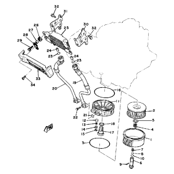 OIL COOLER OIL CLEANER