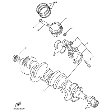 CRANKSHAFT PISTON