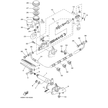 REAR MASTER CYLINDER