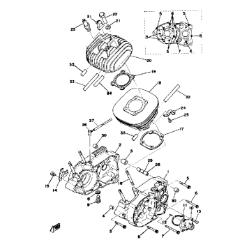 CRANKCASE CYLINDER