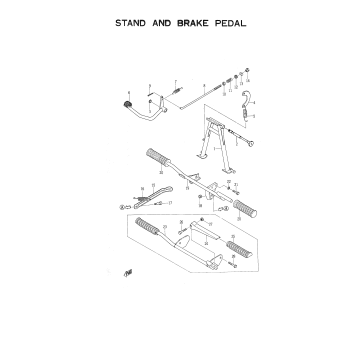 STAND - BRAKE PEDAL