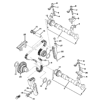 CAMSHAFT - CHAIN TENSIONER