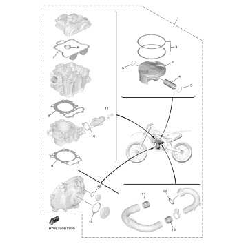 4 PISTON REBUILT KIT