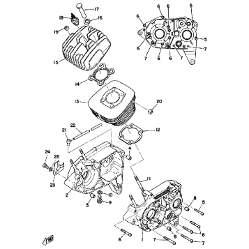 CRANKCASE - CYLINDER