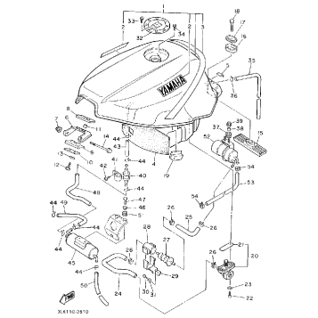 FUEL TANK CALIFORNIA MODEL ONLY