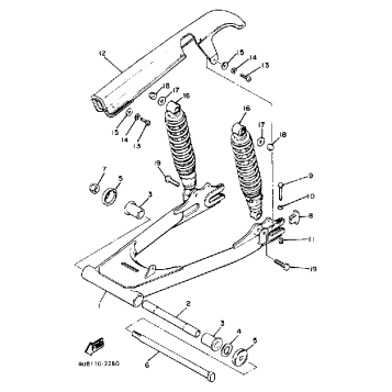 SWING ARM REAR SHOCKS