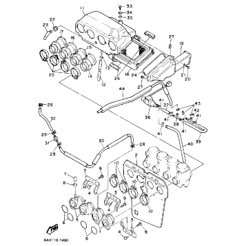 AIR FILTER CALIFORNIA MODEL ONLY
