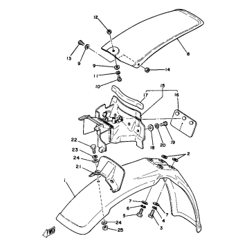 FRONT FENDER - REAR FENDER