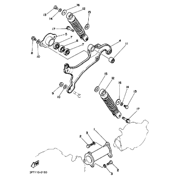 SWING ARM - REAR SHOCKS