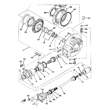 FINAL DRIVE GEAR - DRIVE SHAFT