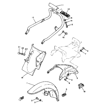 FRONT FENDER REAR FENDER