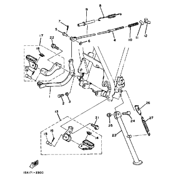 STAND - FOOTREST XT200K - KC