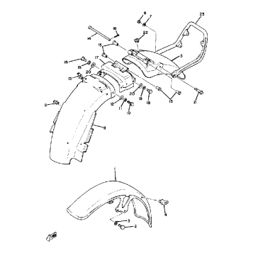 FRONT FENDER REAR FENDER