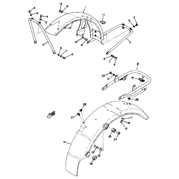 FRONT FENDER - REAR FENDER