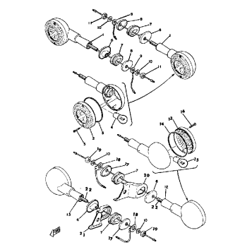 FLASHER LIGHT TX650A - XS650B - C