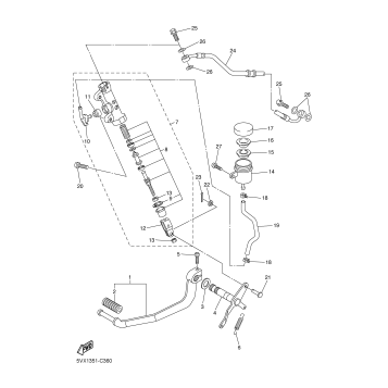 REAR MASTER CYLINDER