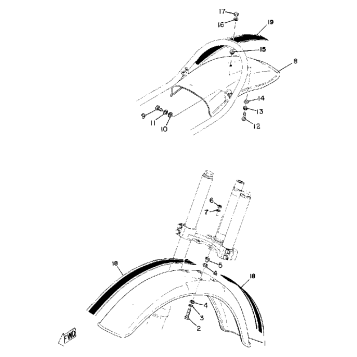 FRONT FENDER - REAR FENDER