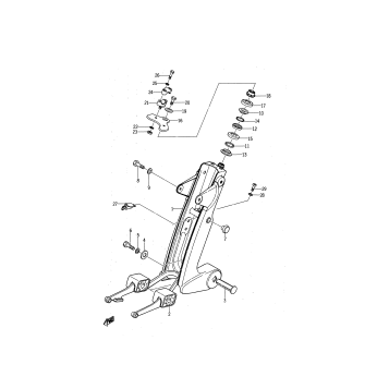 FRONT FORK (YJ1 - 1K)
