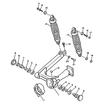 SWING ARM REAR SHOCKS