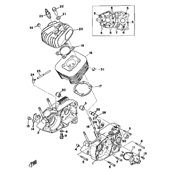 CRANKCASE CYLINDER