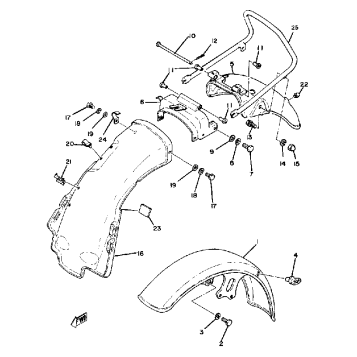 FRONT FENDER REAR FENDER