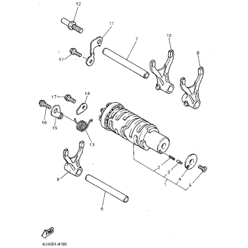 SHIFT CAM SHIFT FORK
