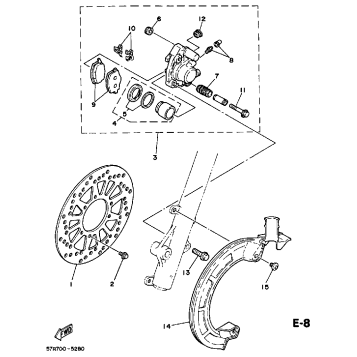 FRONT BRAKE - CALIPER